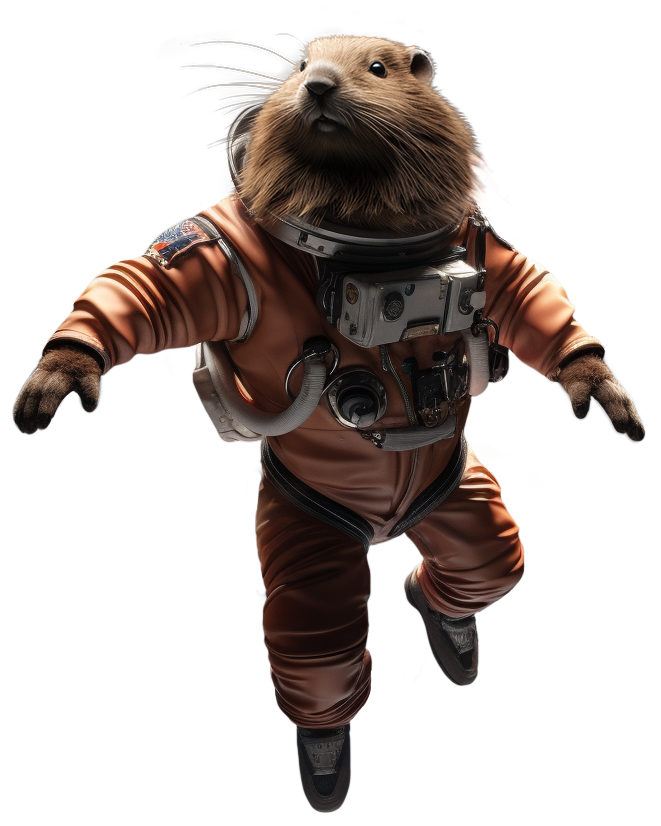 beaver-in-space